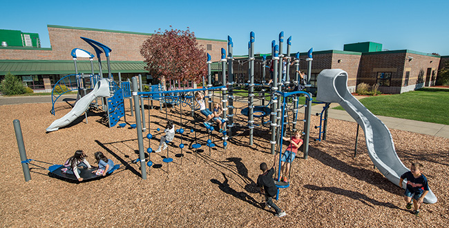 Netplex is a great playstructure design for elementary school playgrounds.