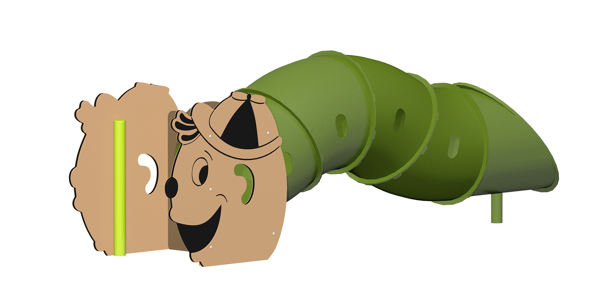 worm play tunnel