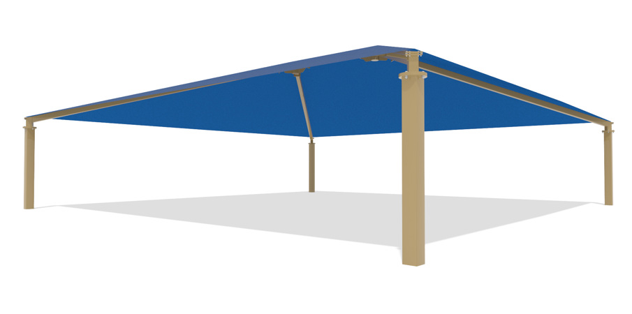 Skyways Hip 50 X50 Fabric Shade Structure