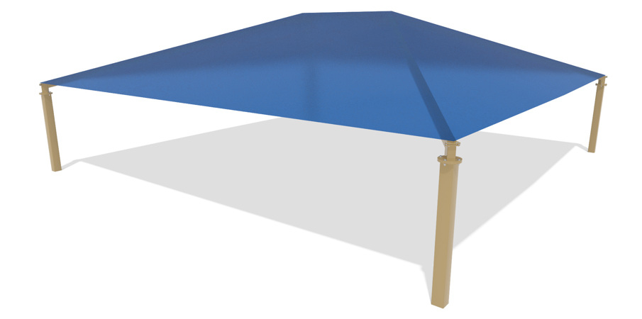 Skyways Hip 50 X50 Fabric Shade Structure Skyways Hip 50 X50 Fabric Shade Structure