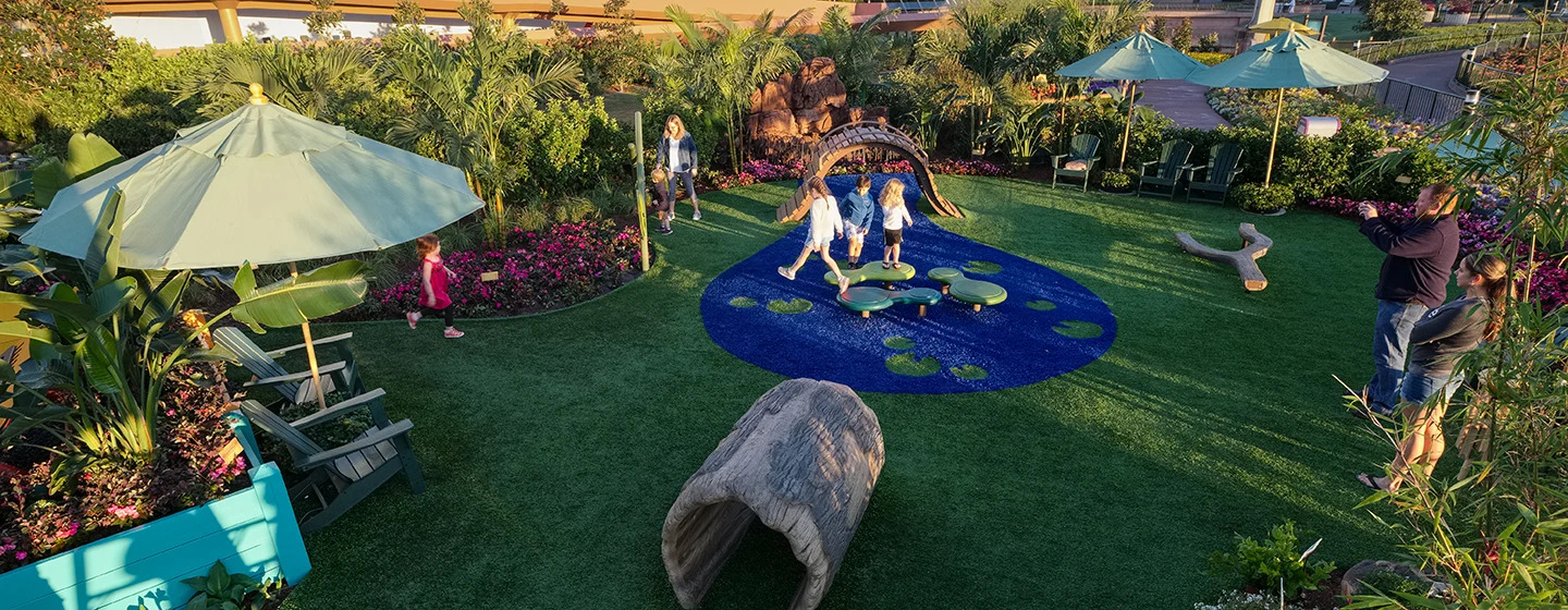 Landscape Structures Delivers Nature Play Environment at EPCOT® International Flower & Garden Festival