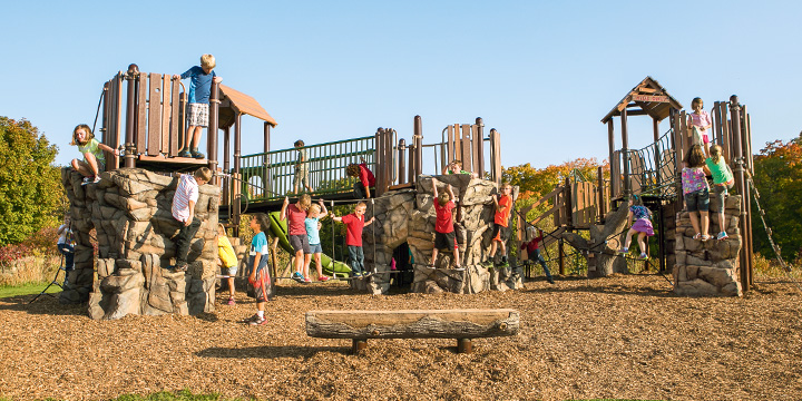 New Playground Equipment... Our new products reinvent the playground, and encourage kids of all abilities to play.