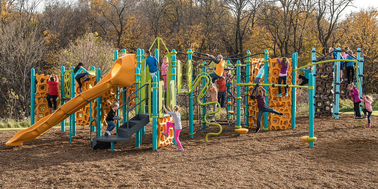 New Playground Equipment... Our new products are reinventing the playground, and encouraging kids of all abilities to play outdoors!