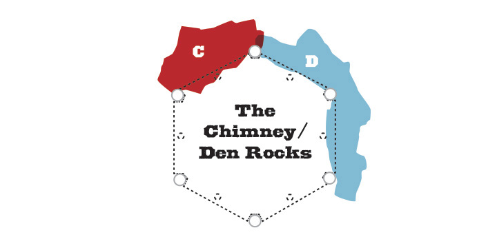 The Chimney/Den Rocks