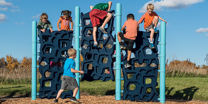 Freestanding GeoPlex Climbing Wall