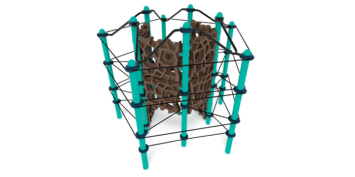 GeoPlex 5-Post Tower with Cables