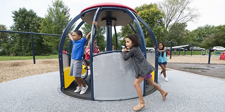 We-Go-Round® with Perforated Panels