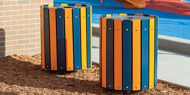Trash & Recycling Receptacles