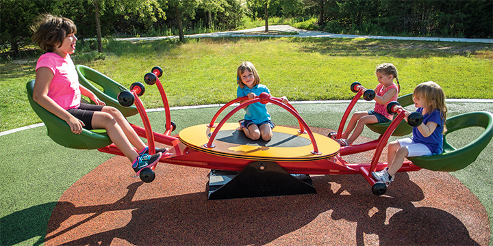 Motion More Fun Playground Spinners Seesaws Rockers
