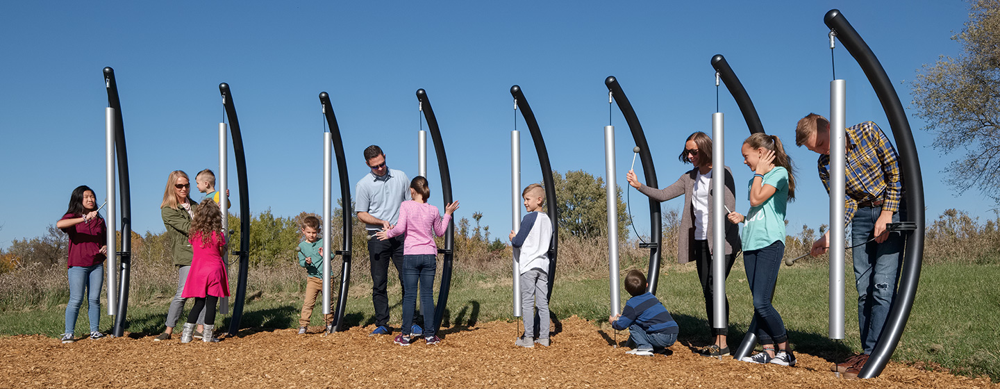 Create a Sensory Experience with New Rhapsody® Outdoor Musical Instruments