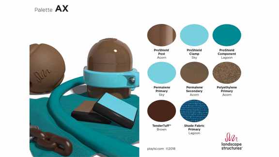 Palette AX for Landscape Structures commercial playground structures