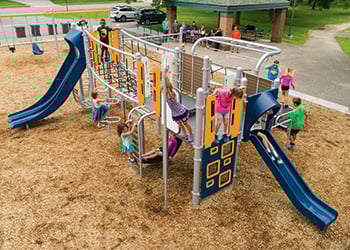 Smart Play Venti play structure with children playing