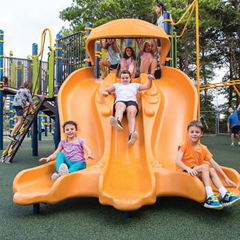Kids playground slide discount