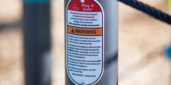 Play It Safe! Warning Plates