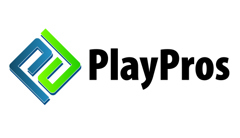 Countryside Play Structures logo made of a blue and green P interlock together to make a square with text to the right reading: PlayPros.