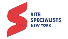 Site Specialists logo made of lower-case text, "Site" in red, "Specialists ltd" in gray, with red and gray squiggles underneath text. Grey text below reads: Recreation Equipment & Planning.
