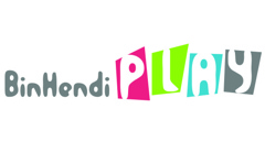 BinHendi logo where "Bin" is bolded and "Hendi" is in a thinner font. The dot of "I" in "Hendi" continues into a rectangle boarding around the two words.