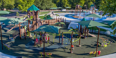 Old Man Island Water Mill Themed Playground