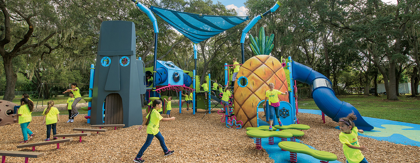 Enterprise Elementary School Custom "SpongeBob SquarePants" Playground