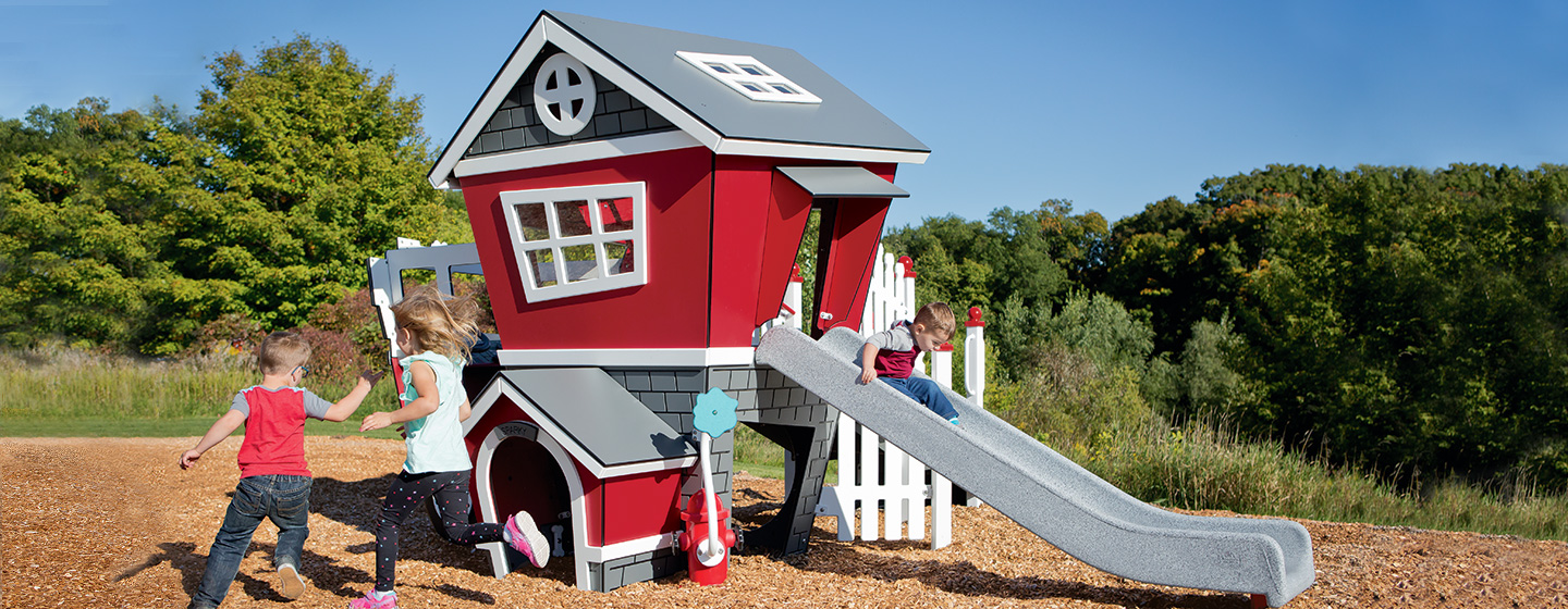 fire station playhouse outdoor
