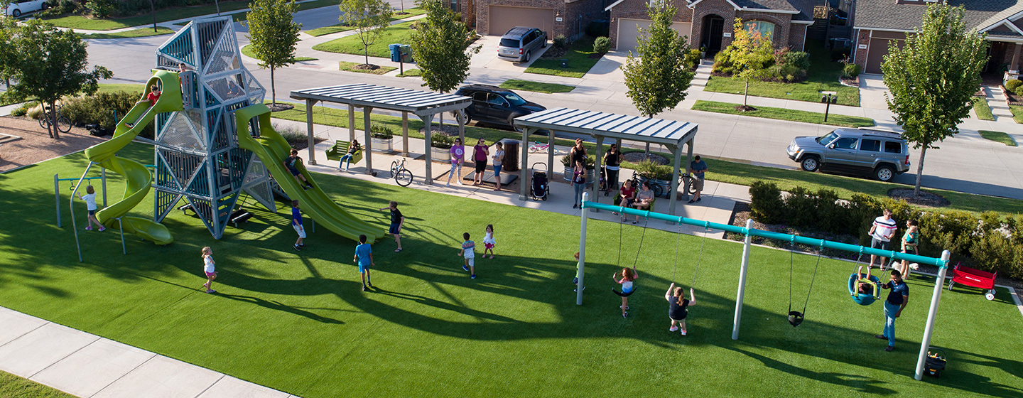 Harvest Meadows Climbing tower fun!