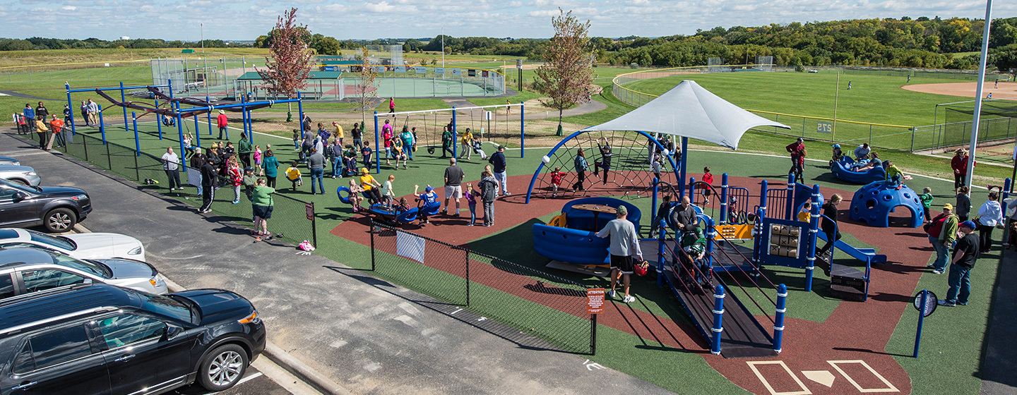 King Park Inclusive Playground Miracle League Ball Field