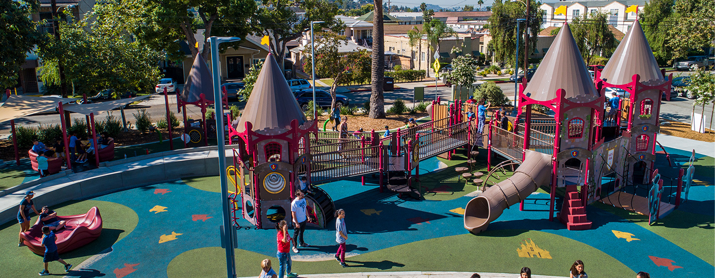Maple Park Castlethemed Inclusive Playground