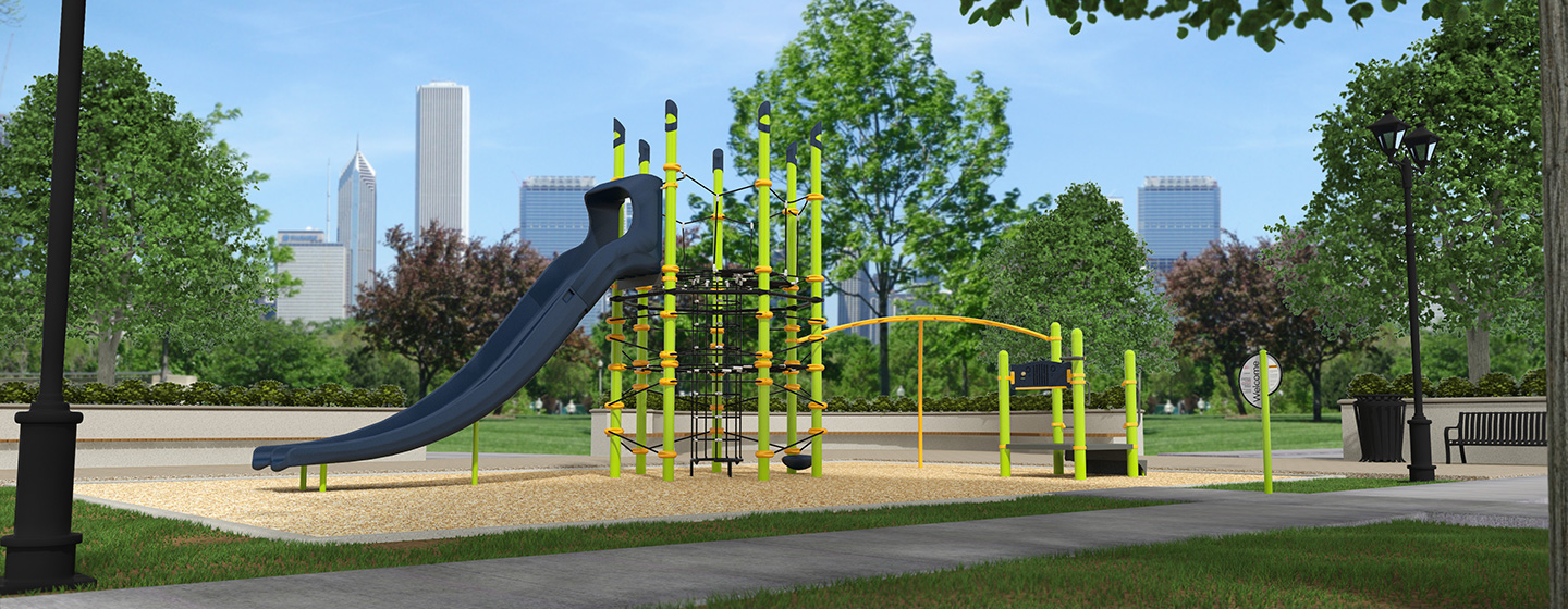 Greenbriar Park - Custom marine-themed - Nature-inspired playground