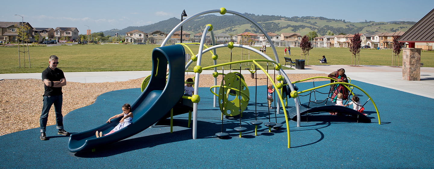 Twin Creeks Park Playground fun for all ages
