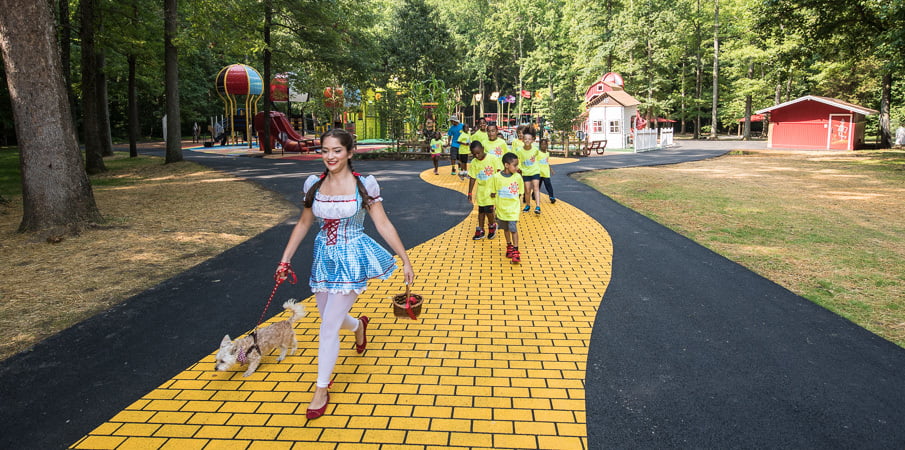 Watkins Regional Park Wizard Of Oz Themed Playground A Design Found In Storybooks