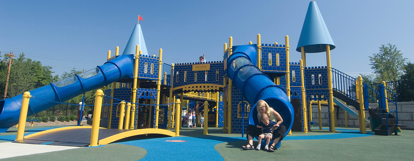 Zachary's Playground at Hawk Ridge Park CastleThemed Playground